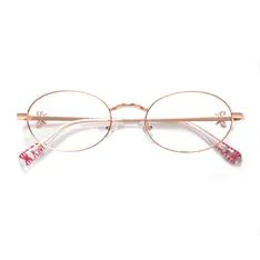 Oval Rose Gold Eyeglasses