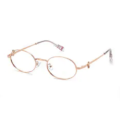 Oval Rose Gold Eyeglasses