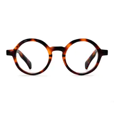 Round Tortoiseshell Eyeglasses