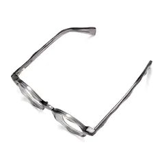 Round Gray Eyeglasses