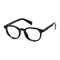 Round Black Eyeglasses