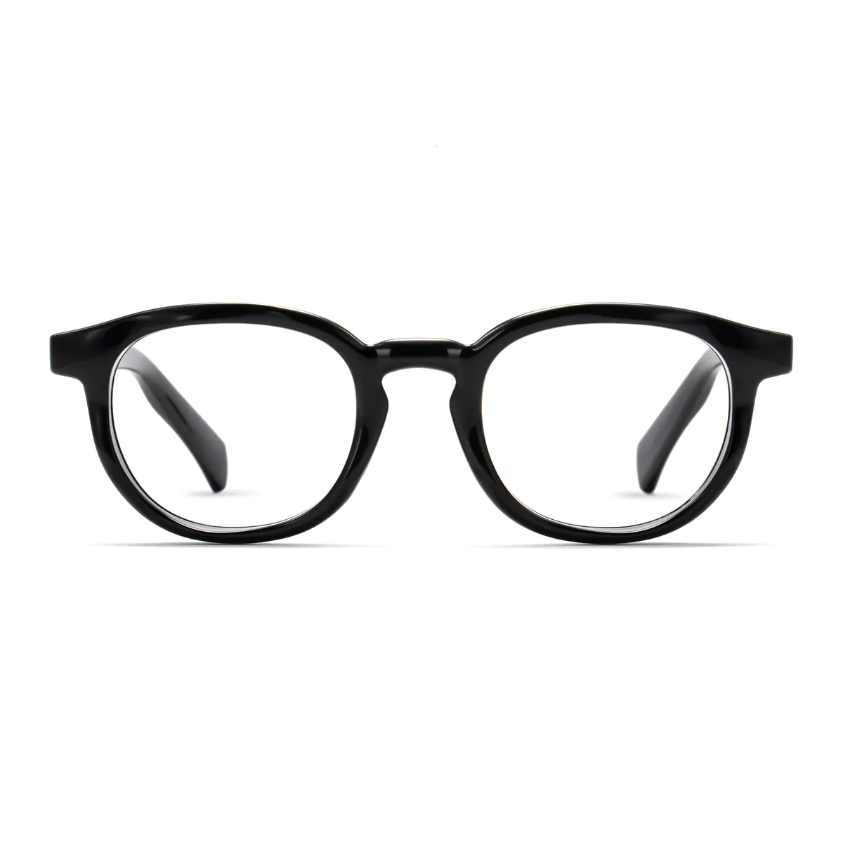 Round Black Eyeglasses