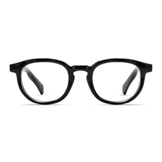 Round Black Eyeglasses