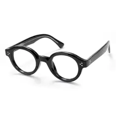 Round Black Eyeglasses