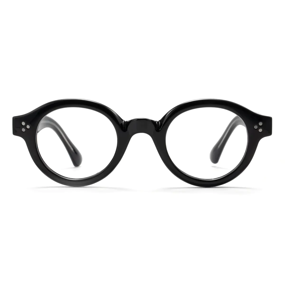 Round Black Eyeglasses