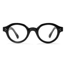 Round Black Eyeglasses