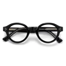 Round Black Eyeglasses