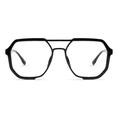 Aviator Black Eyeglasses