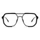 Aviator Black Eyeglasses