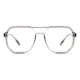 Aviator Transparent Gray Eyeglasses