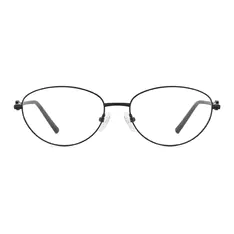Oval Black Eyeglasses