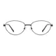 Oval Black Eyeglasses