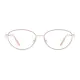 Oval Rose Gold/Pink Eyeglasses