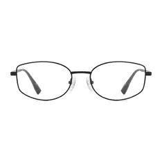 Oval Black Eyeglasses