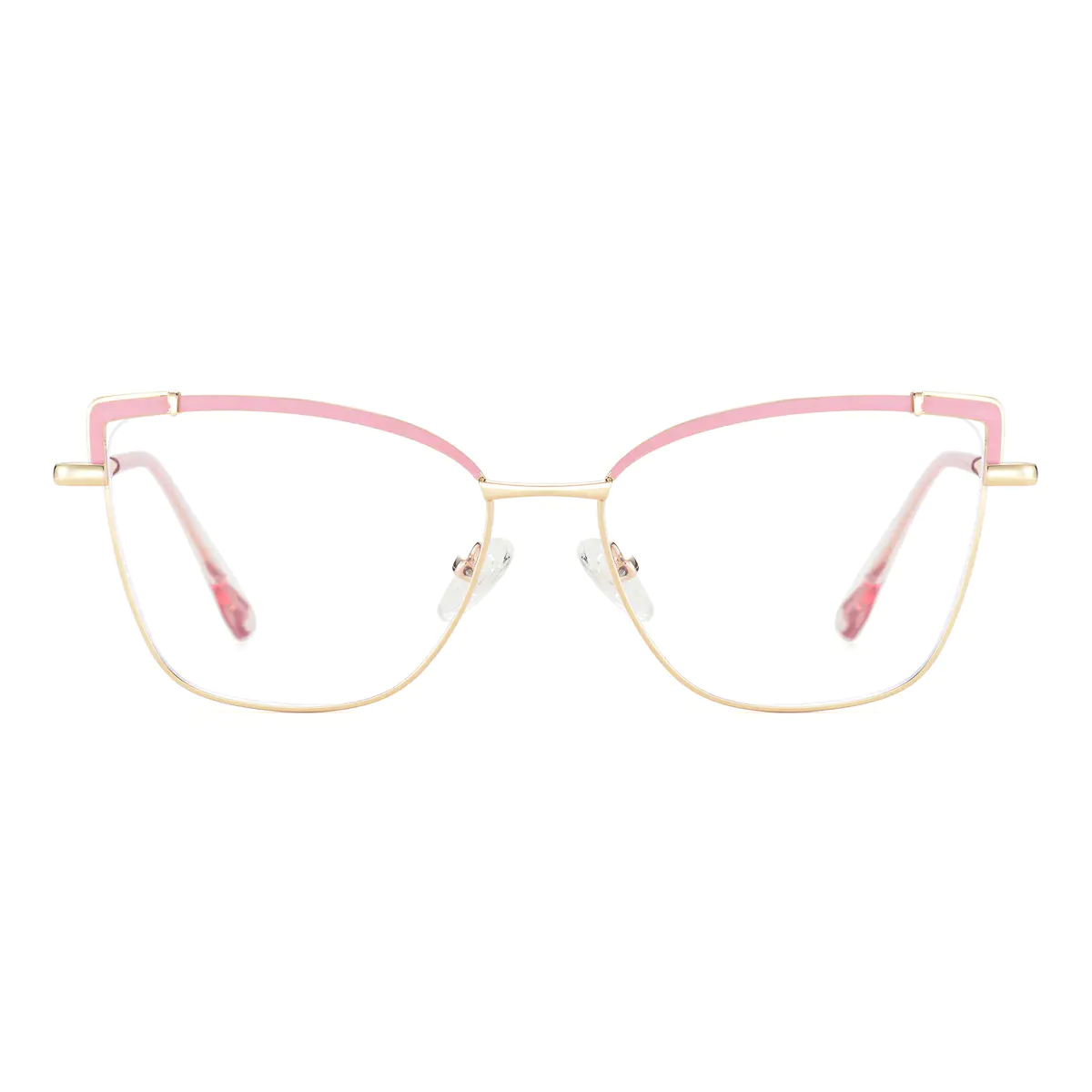 Cat-eye Gold/Pink Eyeglasses