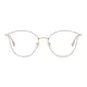 Cat-eye Gold/Pink Eyeglasses
