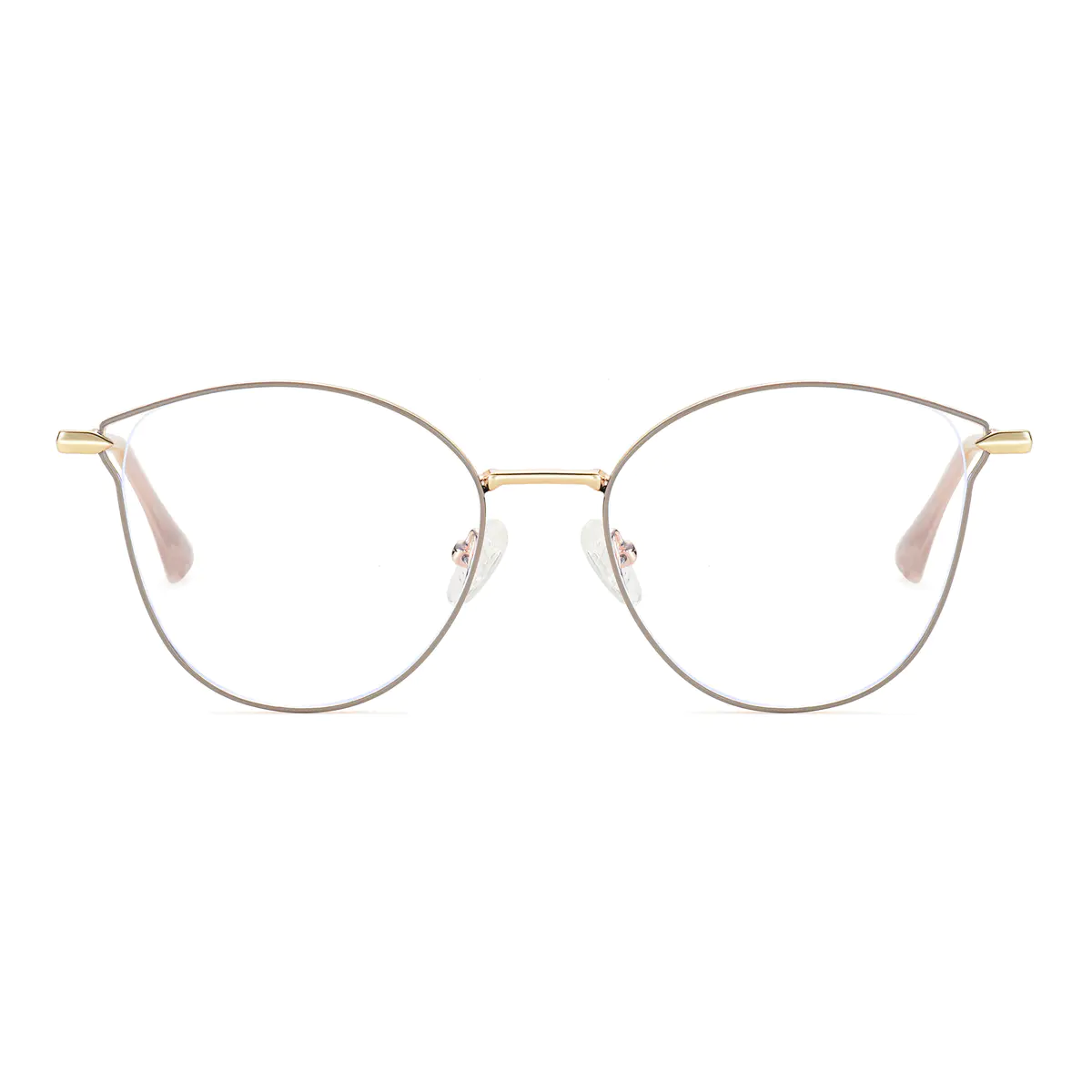 Cat-eye Gold/Pink Eyeglasses