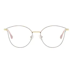 Cat-eye Gold/Pink Eyeglasses