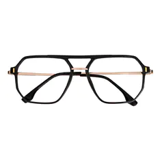 Aviator Black Eyeglasses