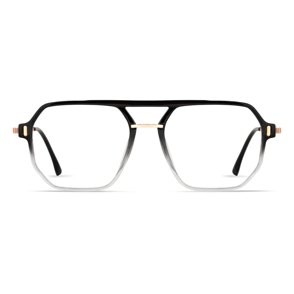 Aviator Gradient Black Eyeglasses