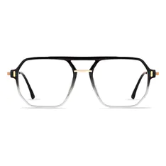 Aviator Gradient Black Eyeglasses