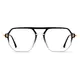 Aviator Gradient Black Eyeglasses