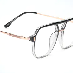 Aviator Gradient Black Eyeglasses