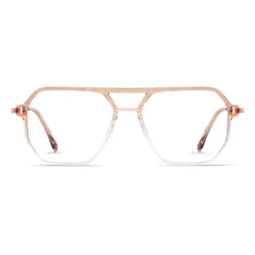 Aviator Gradient Brown Eyeglasses