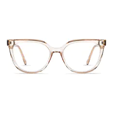 Cat-eye Transparent Amber Eyeglasses