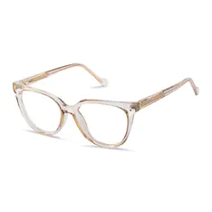 Cat-eye Transparent Amber Eyeglasses
