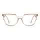 Cat-eye Transparent Amber Eyeglasses
