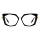 Geometric Black/Gold Eyeglasses