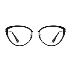 Cat-Eye Black Eyeglasses