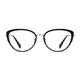 Cat-Eye Black Eyeglasses