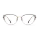 Cat-Eye Gradient Gray Eyeglasses