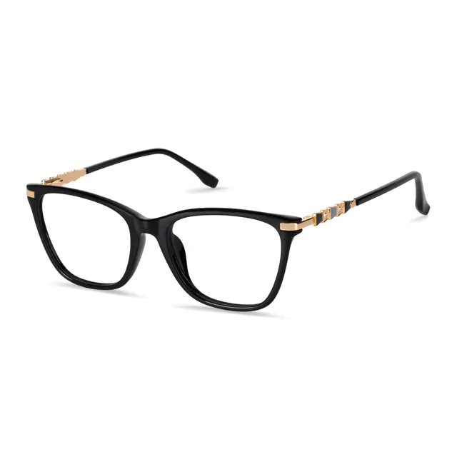 Cat-eye Black Eyeglasses