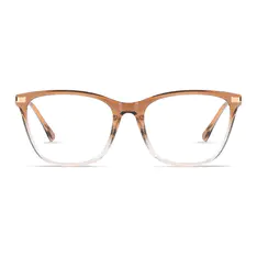 Cat-eye Gradient Brown Eyeglasses