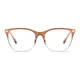 Cat-eye Gradient Brown Eyeglasses