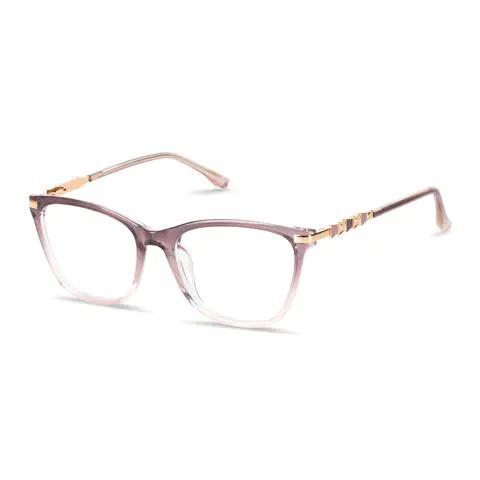 Cat-eye Gradient Purple Eyeglasses