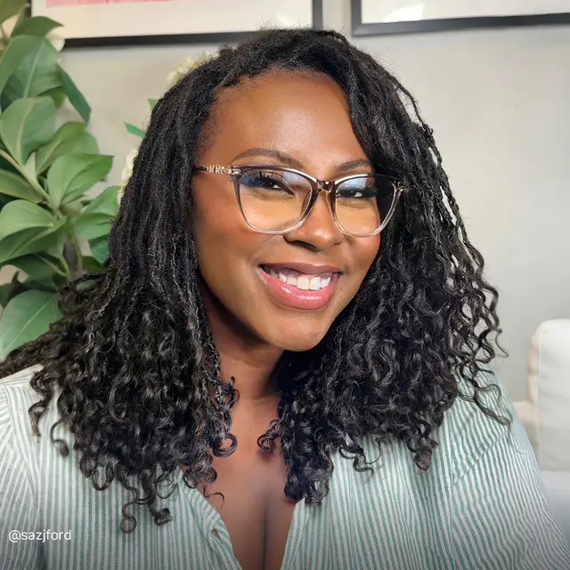 Cat-eye Gradient Purple Eyeglasses