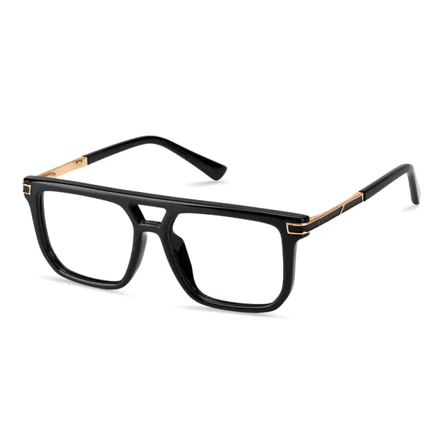 Aviator Black Eyeglasses