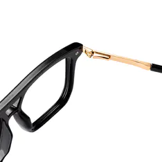Aviator Black Eyeglasses