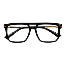 Aviator Black Eyeglasses