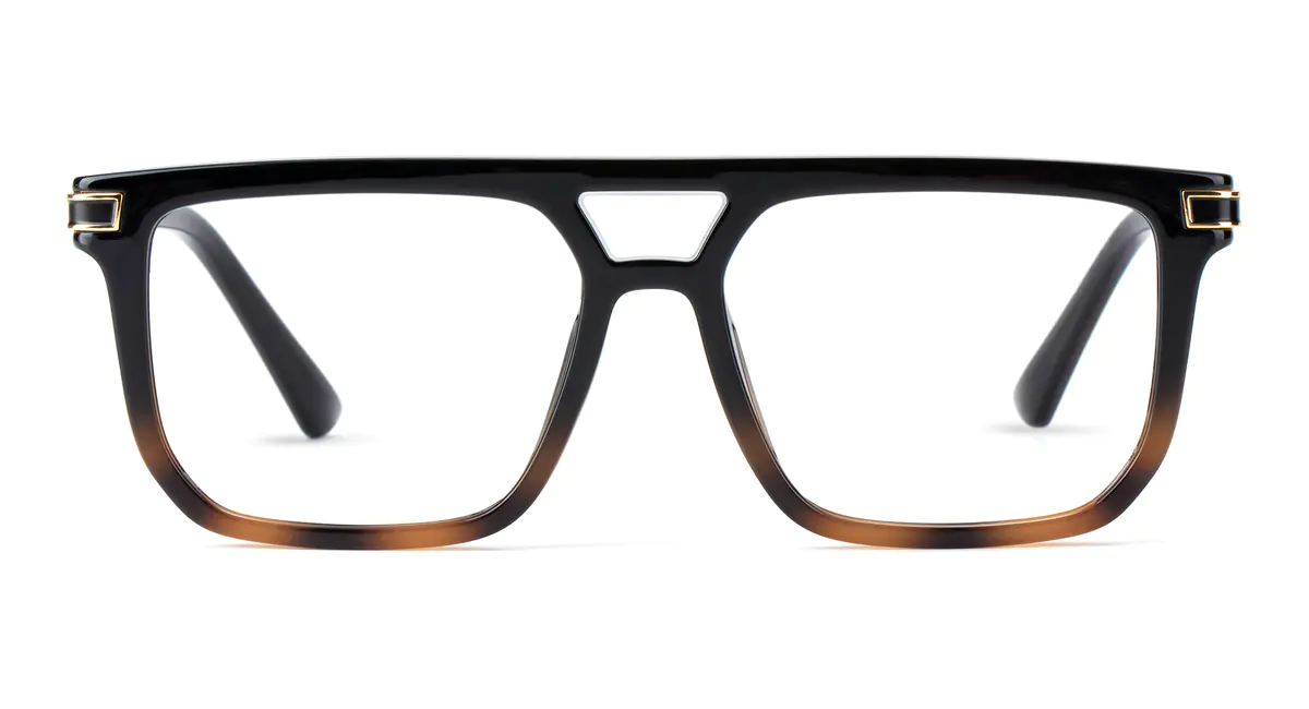 Aviator Black/Tortoiseshell Eyeglasses