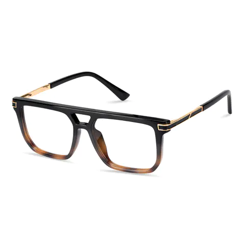 Aviator Black/Tortoiseshell Eyeglasses