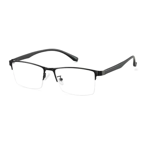 Rectangle Black Eyeglasses