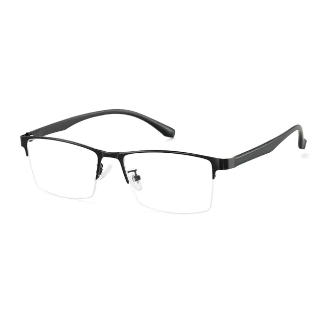 Rectangle Black Eyeglasses