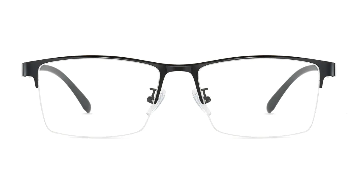 Rectangle Black Eyeglasses