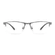 Rectangle Gunmetal Eyeglasses