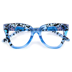 Square Blue/Tortoiseshell Eyeglasses